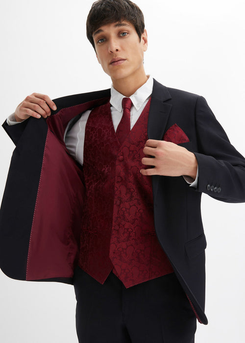 5-dijelno odijelo za vjenčanje: sako, hlače, prsluk, kravata i džepna maramica