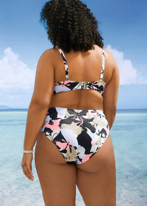 Dvodijelni bikini kupaći kostim za smanjivanje grudi sa žicom