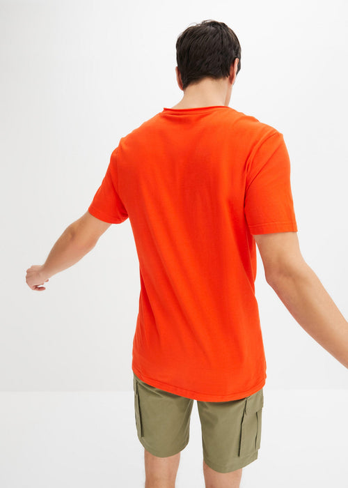 Duža T-shirt majica s padajućim izrezom od organskog pamuka (2 komada)