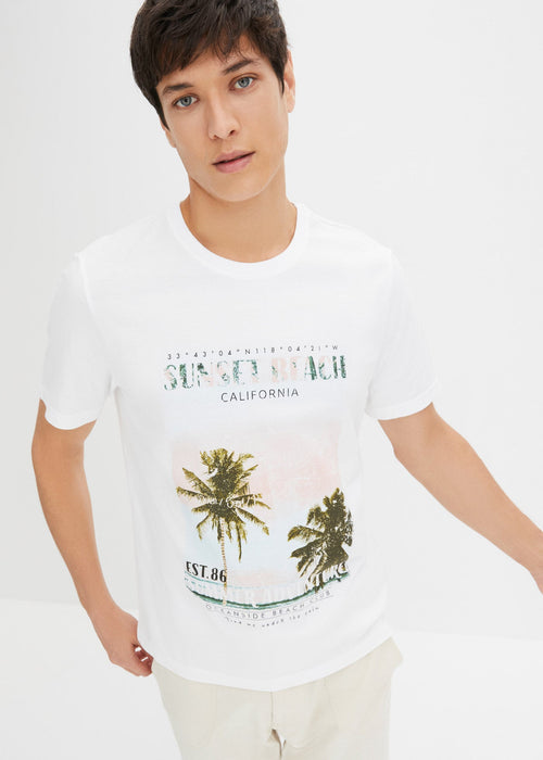 T-shirt majica s fotografskim tiskom od organskog pamuka