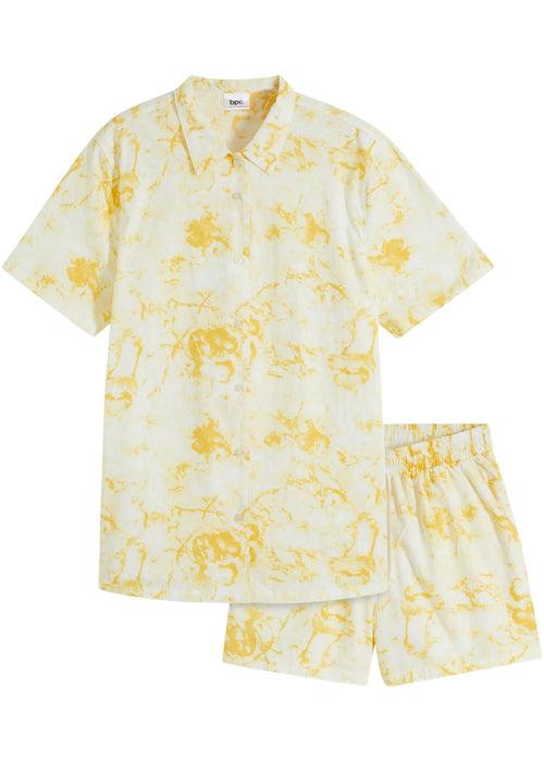 Oversize kratka pidžama s kopčanjem na gumbe