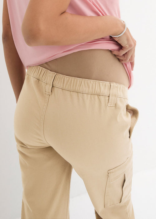 Stretch culotte hlače za trudnice ravnog kroja