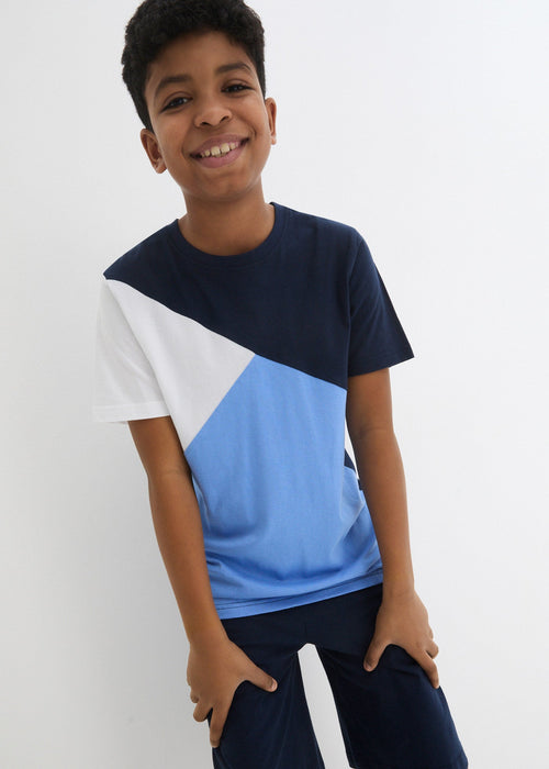 T-shirt majica i bermude od trikoa s organskim pamukom za dječake