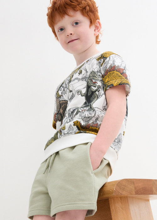 T-shirt majica i kratke hlače s recikliranim poliesterom za dječake