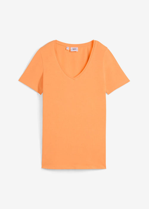 T-shirt s padajućim V izrezom