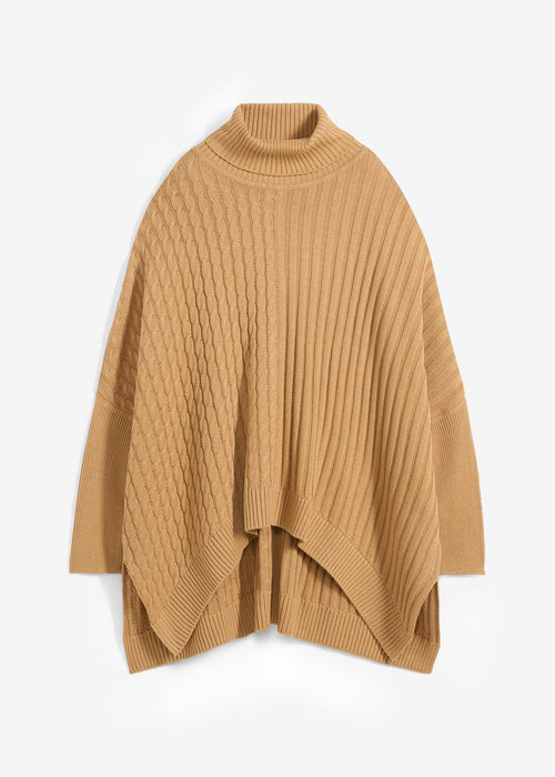 Oversize pončo pulover