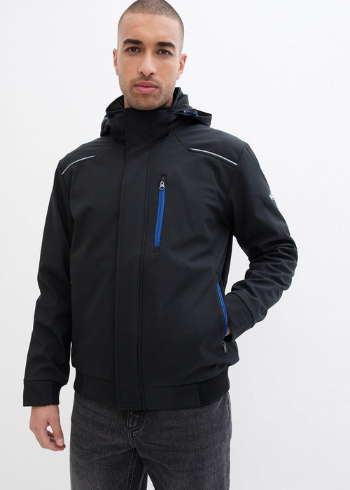Softshell bomber jakna s kapuljačom