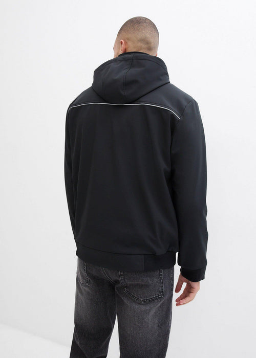 Softshell bomber jakna s kapuljačom