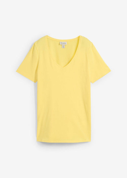 T-shirt s padajućim V izrezom