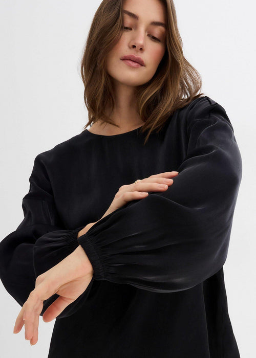 Oversize bluza s vezicama od materijala s udjelom viskoze