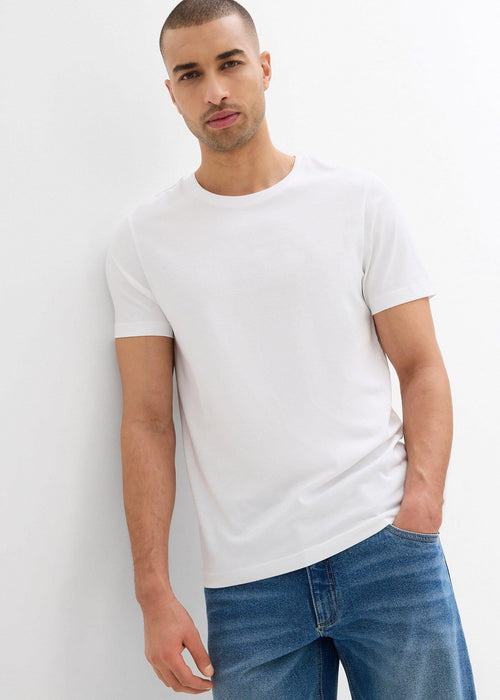 T-shirt majica od čistog organskog pamuka uskog kroja (2 komada)