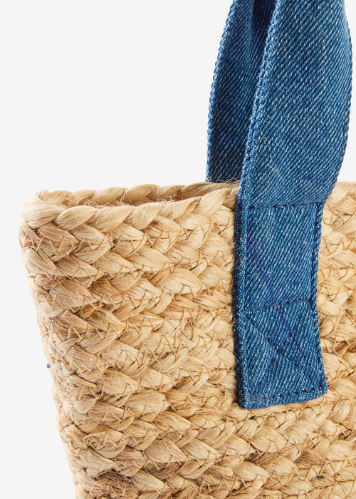 Slamnata shopper torba