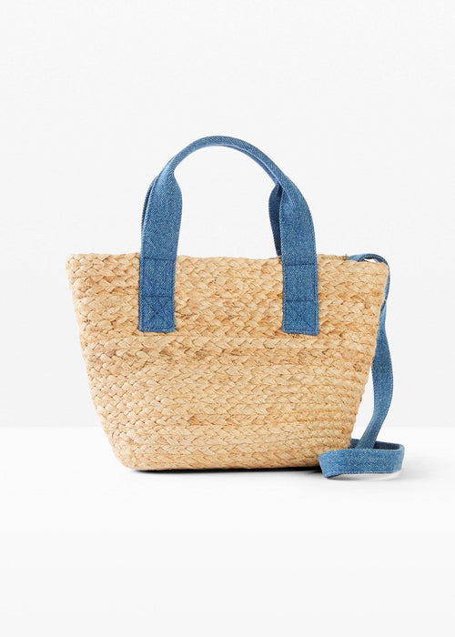Slamnata shopper torba