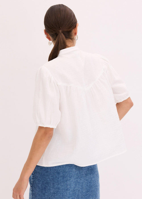 Bluza s kratkim rukavima od muslina