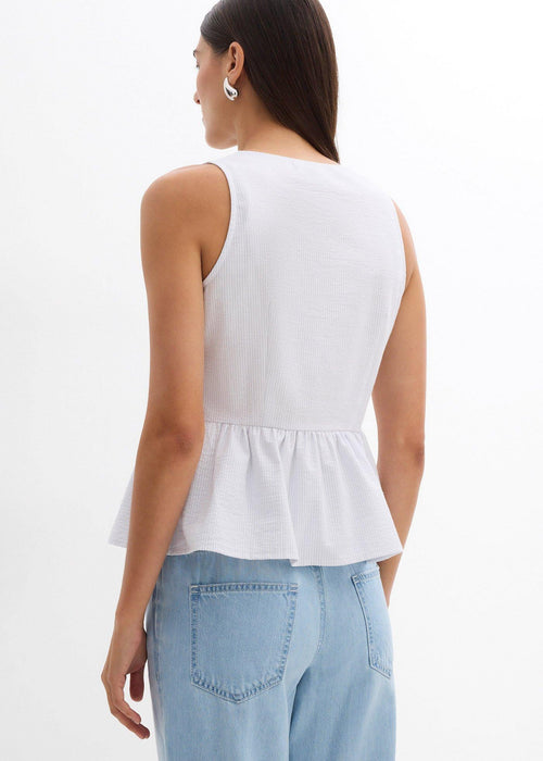Prugasta bluza bez rukava