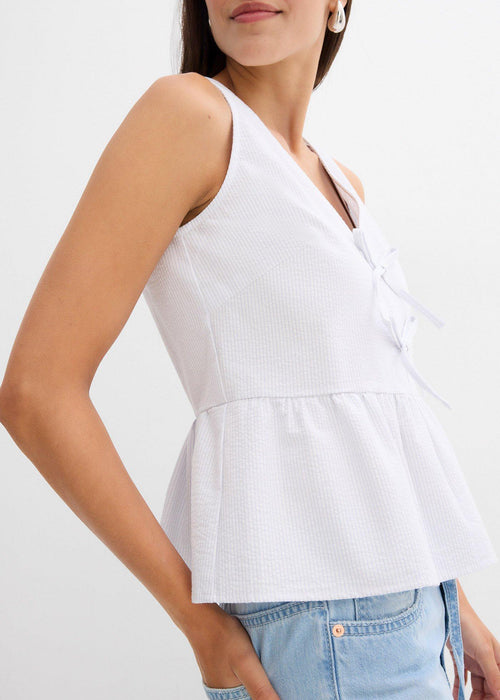 Prugasta bluza bez rukava