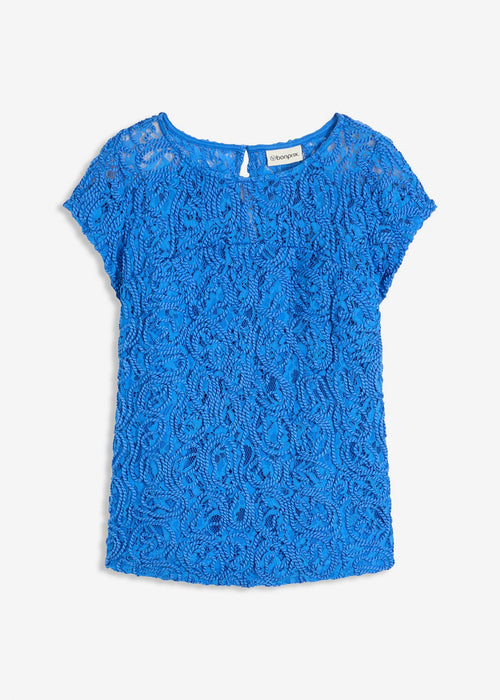 Bluza od trikoa s čipkom od vrpce