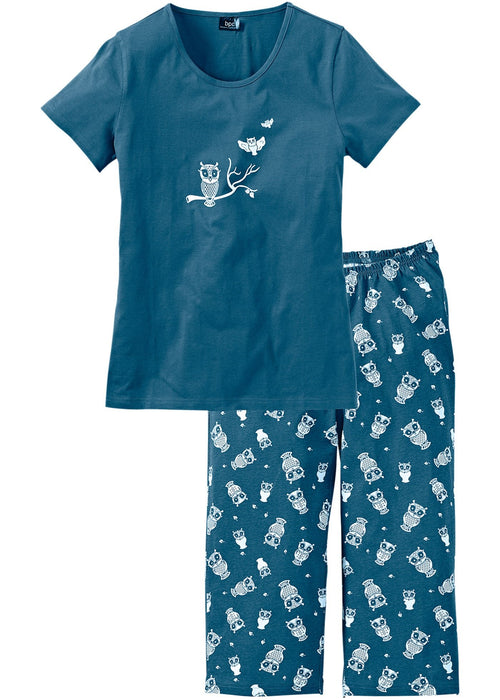 Capri pidžama s kratkim rukavima