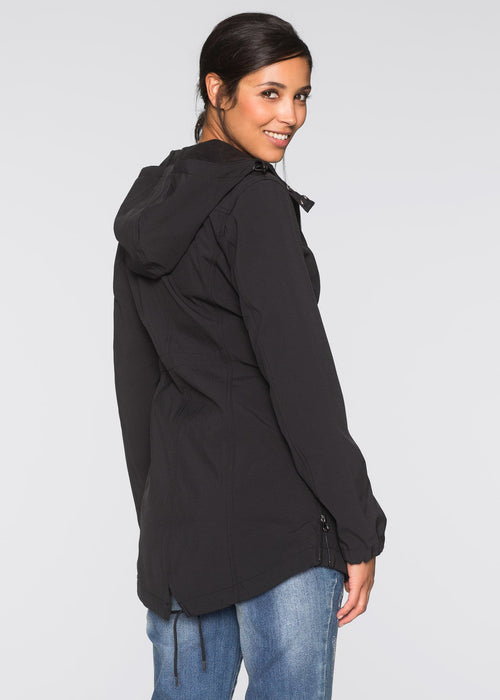 Softshell jakna s podesivom širinom za trudnice i za nošenje bebe