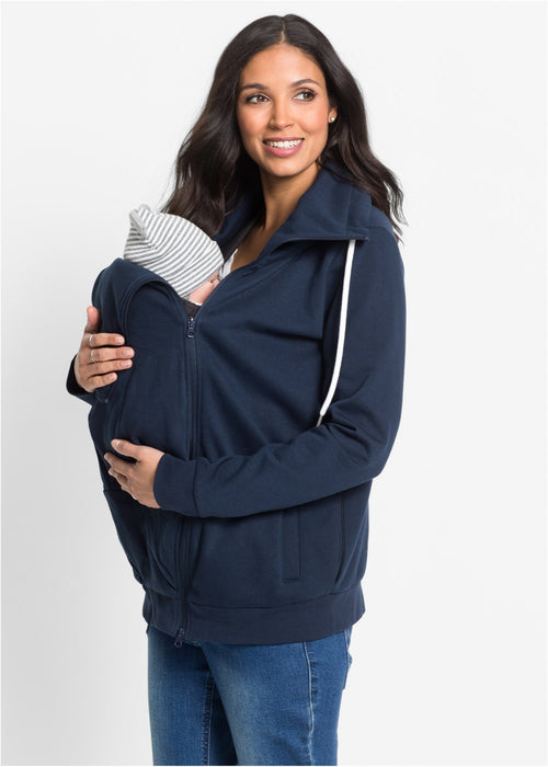 Ležerno sportska jakna za trudnice s umetkom za bebe