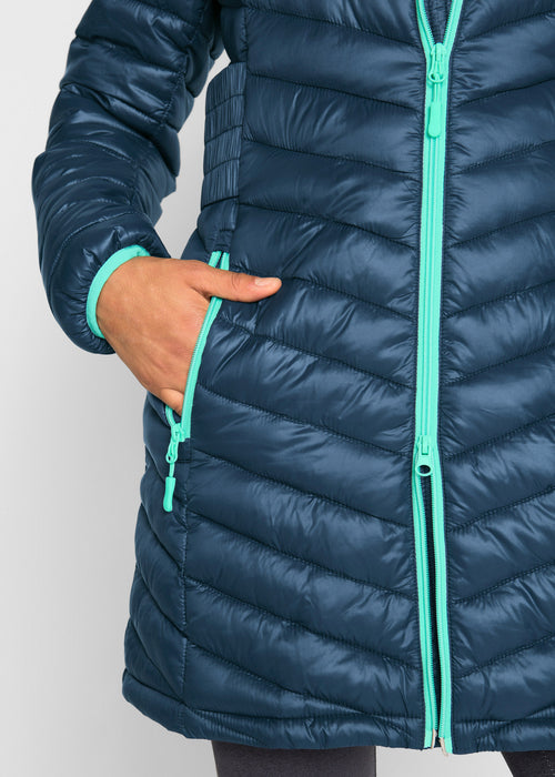 Ultra lagana prošivena duga jakna s vrećicom