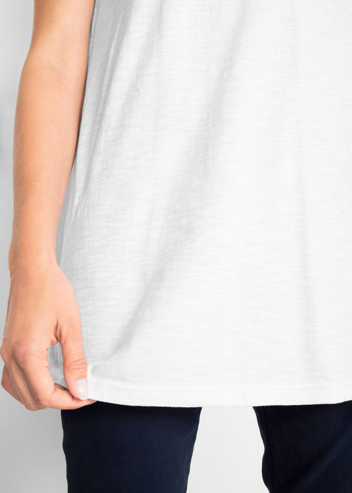 Duga majica kvadratnog kroja s kratkim rukavima