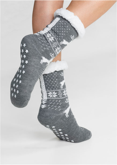 Mekane čarape s teddy podstavom