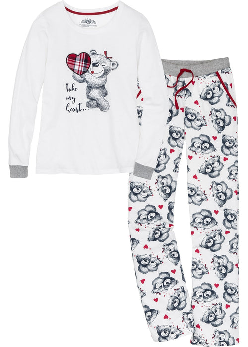 Pidžama s aplikacijama od flanela