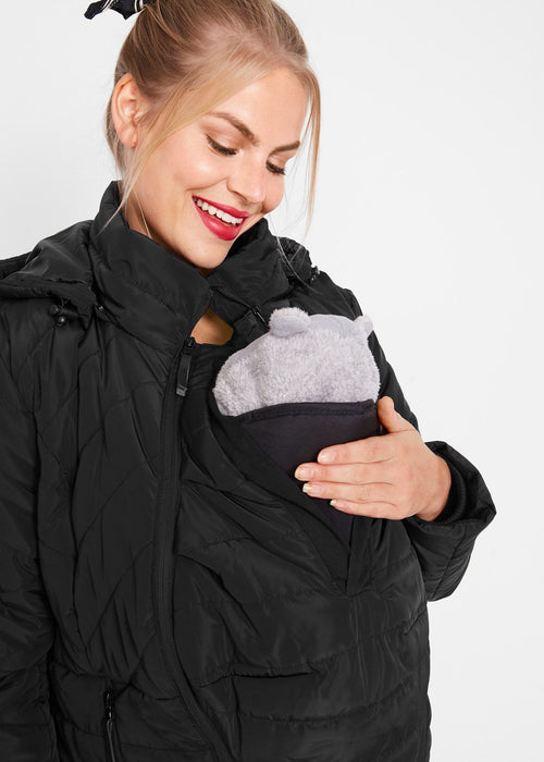 Duga prošivena jakna za nošenje bebe