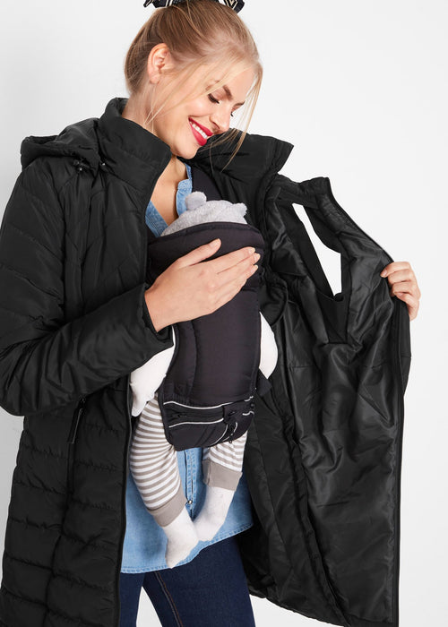 Duga prošivena jakna za nošenje bebe