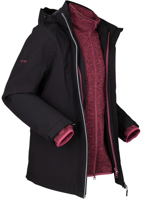 Funkcionalna outdoor 3u1 jakna s unutrašnjom jaknom od pletenog pliša
