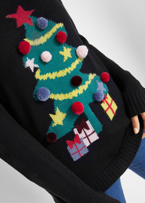 Božićni pulover s božićnim drvcem