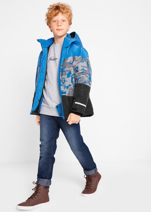 Skijaška jakna od vodonepropusnog i prozračnog materijala za dječake