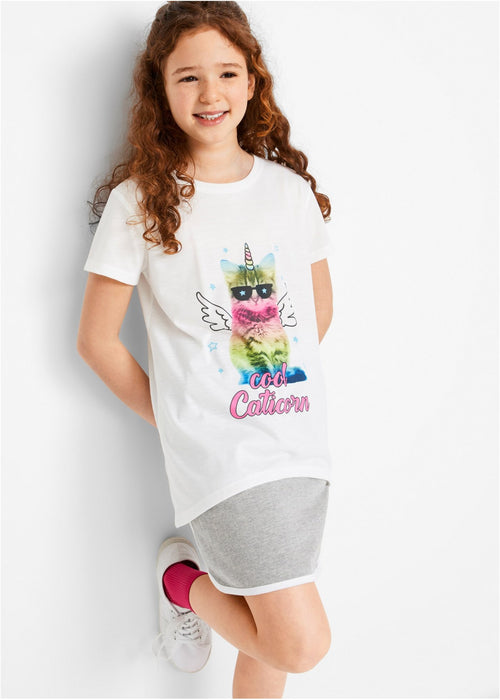 T-shirt s fotografskim printom za djevojčice