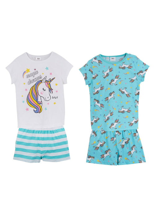 Kratka pidžama za djevojčice (2 komada)