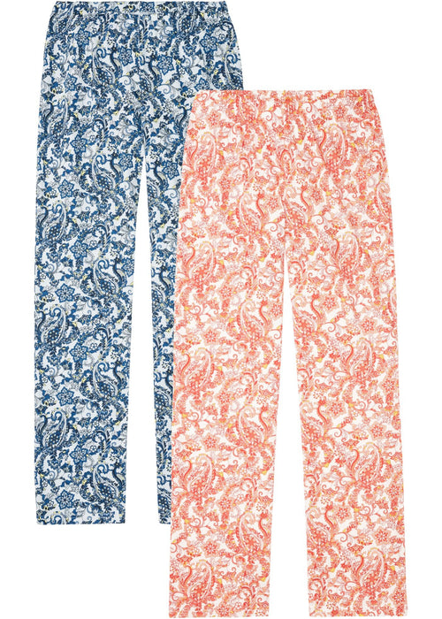 Hlače pidžame od organskog pamuka (2 komada)