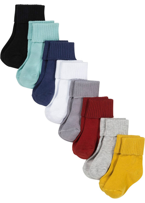Čarape za bebe s organskim pamukom (8 pari)