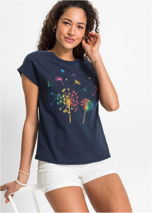 T-shirt s cvjetnim uzorkom