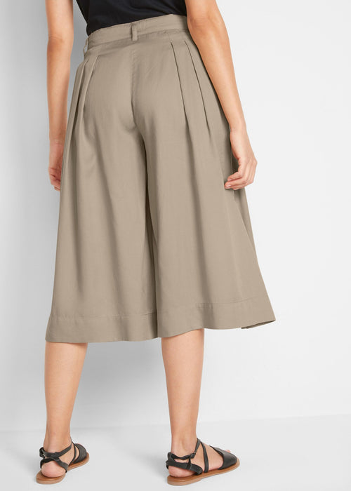 Culotte hlače sa širokim nogavicama od TENCEL™ lyocella