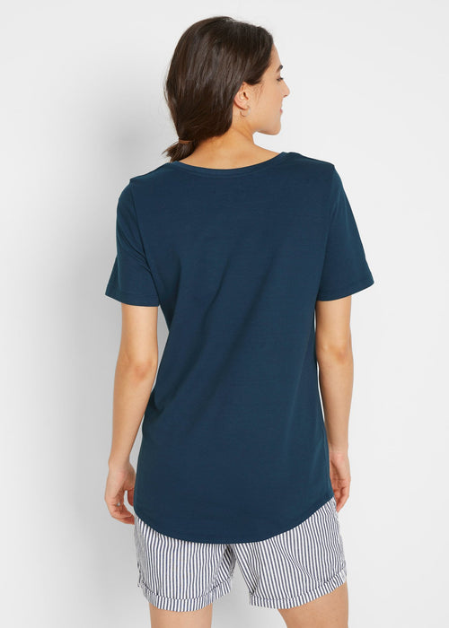 Pamučni T-shirt s mornarskim printom