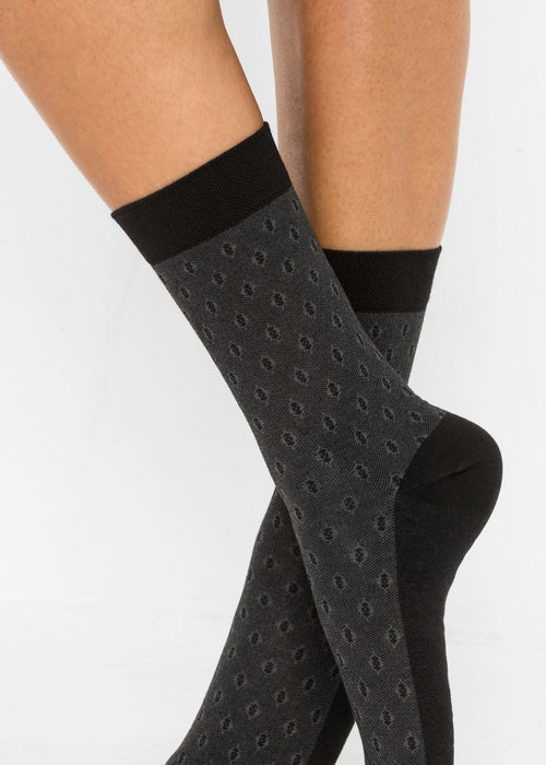 Čarape s rubom bez stezanja od organskog pamuka (5 pari)
