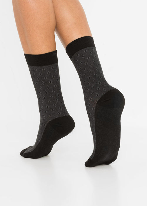 Čarape s rubom bez stezanja od organskog pamuka (5 pari)