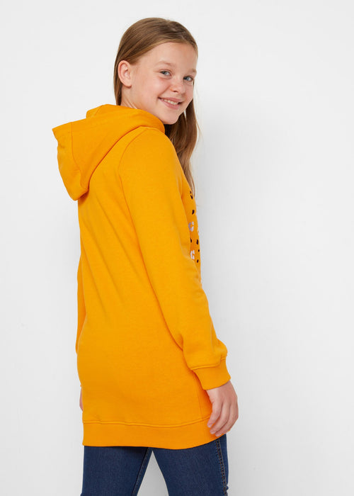 Ležerno sportska majica s kapuljačom od organskog pamuka za djevojčice