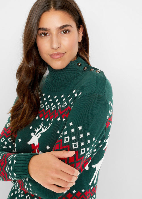 Božićni pulover sa sjevernim jelenom