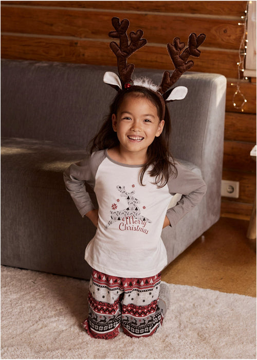 Dječja pidžama s božićnim motivom od organskog pamuka