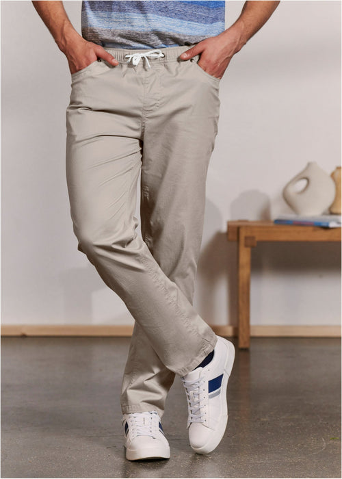 Klasične stretch hlače bez kopčanja ravnog kroja