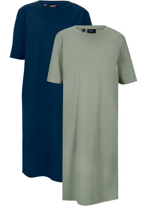 Haljina T-shirt kroja (2 komada)