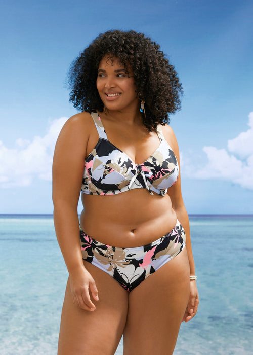 Dvodijelni bikini kupaći kostim za smanjivanje grudi sa žicom