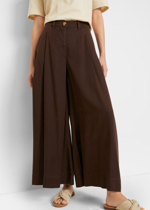 Široke culotte hlače od TENCEL™ lyocella 7/8 dužine