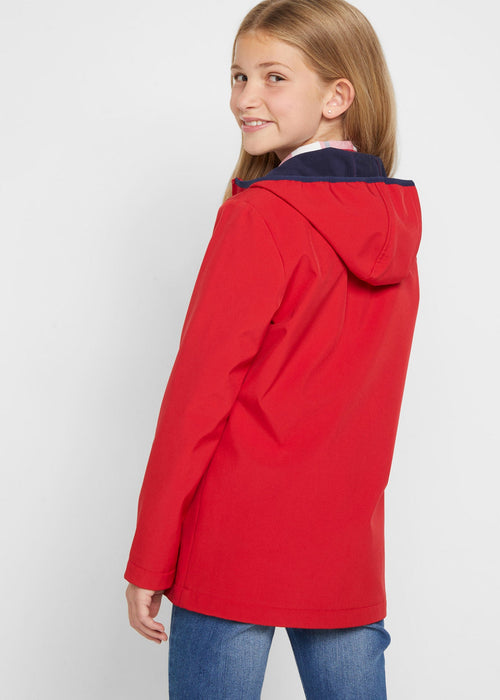 Softshell jakna od materijala, koji je vodootporan i otporan na vjetar za djevojčice